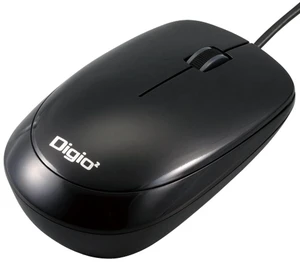 Digio2 MUS-UKT91BK Easy and Easy Optical 3-Button Mouse, Black Digio2 MUS-UKT91BK Easy and Easy Optical 3-Button Mouse, Black