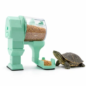 Automatic Turtle Tank Feeder, Auto Turtle Dispenser with 24/48-Hour Timing Function. 7.1 Oz Large Capacity, Adjustable Dispensing Amount. Compatible with pellets, Flakes and Stick Feed. Automatic Turtle Tank Feeder, Auto Turtle Dispenser with 24/48-Hour Timing Function. 7.1 Oz Large Capacity, Adjustable Dispensing Amount. Compatible with pellets, Flakes and Stick Feed.