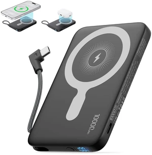 2026 Updated M3 Ultra Slim 0.4'' Wireless Power Bank with Built in Cable | 10000mAh Magnetic Portable Charger with Strap, Battery Pack Travel Essentials for iPhone 17/16/15/14/13/12/Pro Max Andriod 2026 Updated M3 Ultra Slim 0.4'' Wireless Power Bank with Built in Cable | 10000mAh Magnetic Portable Charger with Strap, Battery Pack Travel Essentials for iPhone 17/16/15/14/13/12/Pro Max Andriod