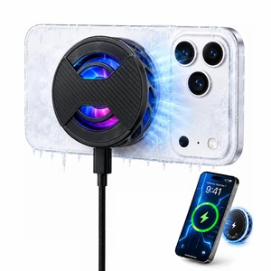 Magnetic Phone Cooler with Charger, Portable Phone Fan Cooler for Gaming | RGB LED Magnetic Phone Cooler with Charger, Portable Phone Fan Cooler for Gaming | RGB LED