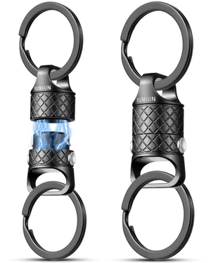 Quick Release Magnetic Keychain, Detachable Magnet Key Chain | 2 Button Anti-drop Lock, One-handed Quick Detach, Tangle-free 360° Swivel Quick Release Magnetic Keychain, Detachable Magnet Key Chain | 2 Button Anti-drop Lock, One-handed Quick Detach, Tangle-free 360° Swivel