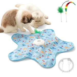 Hide and Seek Interactive Cat Toys, Puzzle Motion Activated for Indoor Cats | Cat Enrichment & Stimulating, Electronic Design, Moving toy play mat, USB & Battery Powered, 5-Hole, Multi-Cat, Bird Sound Hide and Seek Interactive Cat Toys, Puzzle Motion Activated for Indoor Cats | Cat Enrichment & Stimulating, Electronic Design, Moving toy play mat, USB & Battery Powered, 5-Hole, Multi-Cat, Bird Sound