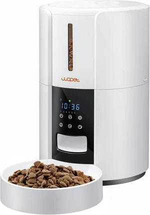 Automatic Cat Feeder, 3L Pet Dry Food Dispenser, Timed Portion Control with 6 Meals, Voice Recorder, Battery Backup Automatic Cat Feeder, 3L Pet Dry Food Dispenser, Timed Portion Control with 6 Meals, Voice Recorder, Battery Backup