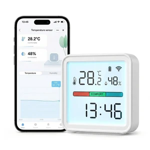 WiFi Thermometer Hygrometer Digital with App Alerts Data Export | Smart Temperature Humidity Sensor with LED Backlit Display, Indoor Thermometer for Home Baby Room Greenhouse Wine Cellar WiFi Thermometer Hygrometer Digital with App Alerts Data Export | Smart Temperature Humidity Sensor with LED Backlit Display, Indoor Thermometer for Home Baby Room Greenhouse Wine Cellar