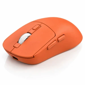 -M1 Bluetooth Wireless Mouse for MacBook/Laptop/Mac - Orange | 4-Mode Connections Multi-Device, 3-level DPI, Mouse Jiggler, Silent Click, Ergonomic, Side Buttons, Type-C Rechargeable -M1 Bluetooth Wireless Mouse for MacBook/Laptop/Mac - Orange | 4-Mode Connections Multi-Device, 3-level DPI, Mouse Jiggler, Silent Click, Ergonomic, Side Buttons, Type-C Rechargeable