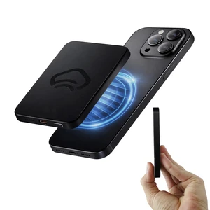 5000mAh Magnetic Power Bank for MagSafe iPhone, 20W USB-C, Black | 0.3in ultra-slim, 4oz aluminum shell, charges iPhone 16 to 55% in 30 min, wireless + wired, Type-C cable included 5000mAh Magnetic Power Bank for MagSafe iPhone, 20W USB-C, Black | 0.3in ultra-slim, 4oz aluminum shell, charges iPhone 16 to 55% in 30 min, wireless + wired, Type-C cable included