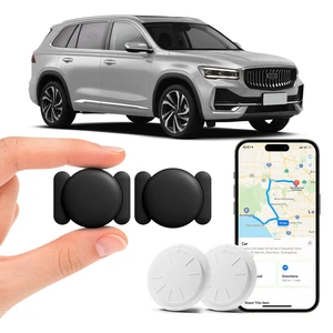 GPS Tracker for Vehicles, No Subscription Tracker Device for Vehicles, Car Tracker, Hidden Vehicle Locator, Magnetic Waterproof GPS Tracker, Accurate Tracking, iOS Only (2PCS, Black) GPS Tracker for Vehicles, No Subscription Tracker Device for Vehicles, Car Tracker, Hidden Vehicle Locator, Magnetic Waterproof GPS Tracker, Accurate Tracking, iOS Only (2PCS, Black)