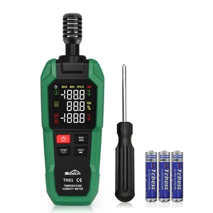 Temperature Humidity Meter Digital Hygrometer Psychrometer HVAC | Hydrometer Monitor with Ambient Thermometer, Dew Point, Wet Bulb, Flashlight, Max/Min, Data Hold, Color Backlight Temperature Humidity Meter Digital Hygrometer Psychrometer HVAC | Hydrometer Monitor with Ambient Thermometer, Dew Point, Wet Bulb, Flashlight, Max/Min, Data Hold, Color Backlight