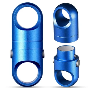 Strong Magnet Quick Release Keychain Connector (Blue 2 Pack) | Anti-fall,Double-Pin Lock Mechanism,360° Rotatable,One-handed Strong Magnet Quick Release Keychain Connector (Blue 2 Pack) | Anti-fall,Double-Pin Lock Mechanism,360° Rotatable,One-handed