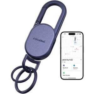 Find My Key Finder, Stainless Steel Keychain, Rechargeable Tracker | Premium stainless steel key finder with Apple Find My compatibility, rechargeable battery dual key ring for everyday use Find My Key Finder, Stainless Steel Keychain, Rechargeable Tracker | Premium stainless steel key finder with Apple Find My compatibility, rechargeable battery dual key ring for everyday use