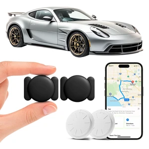 GPS Tracker for Vehicles, 2PCS Real Time GPS Tracker, Car Tracker Work with Find My (iOS Only), MINI Magnetic Car Tracker Device Hidden, No Monthly Fee, Waterproof Vehicle Tracker GPS Tracker for Vehicles, 2PCS Real Time GPS Tracker, Car Tracker Work with Find My (iOS Only), MINI Magnetic Car Tracker Device Hidden, No Monthly Fee, Waterproof Vehicle Tracker