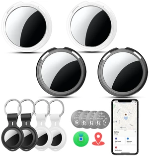 Tags-4 Pack MFi Certified for Apple Find My iOS Only Air Key Finder | Compatible with Find My App 2 Year Replaceable Battery Waterproof Key Item Finders for Luggages Wallets Backpacks Bags Pets Tags-4 Pack MFi Certified for Apple Find My iOS Only Air Key Finder | Compatible with Find My App 2 Year Replaceable Battery Waterproof Key Item Finders for Luggages Wallets Backpacks Bags Pets