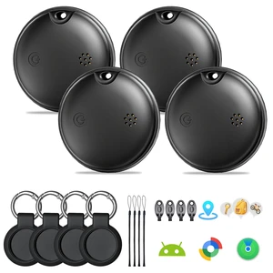 2026 Upgrade 4-Pack Smart Bluetooth Tracker Android AirTag, Works with iOS Find My & Android Find Hub, IP68 Waterproof, Loud Ring, Replaceable Battery, for Luggage Keys Wallet Backpack 2026 Upgrade 4-Pack Smart Bluetooth Tracker Android AirTag, Works with iOS Find My & Android Find Hub, IP68 Waterproof, Loud Ring, Replaceable Battery, for Luggage Keys Wallet Backpack