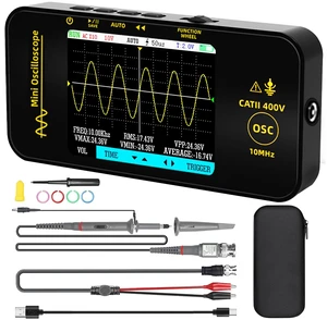 BSIDE Handheld Oscilloscope 3.2'' TFT Display Portable Digital Oscilloscope 10MHz Bandwidth Automotive Oscilloscope 48MSa/s Sampling Rate Trigger Function Auto/Nomal/Single BSIDE Handheld Oscilloscope 3.2'' TFT Display Portable Digital Oscilloscope 10MHz Bandwidth Automotive Oscilloscope 48MSa/s Sampling Rate Trigger Function Auto/Nomal/Single