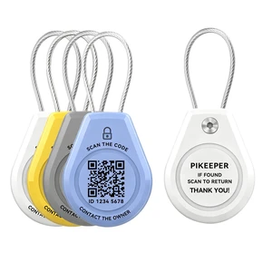 4-Pack Waterproof Holder Compatible with AirTag, Cloud QR Recovery | Privacy Cloud Control, Modifiable Info, QR Scan Location Alerts, Secure Lost & Found System, Anti-Theft & Anti-Lost 4-Pack Waterproof Holder Compatible with AirTag, Cloud QR Recovery | Privacy Cloud Control, Modifiable Info, QR Scan Location Alerts, Secure Lost & Found System, Anti-Theft & Anti-Lost
