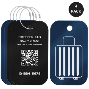 4-Pack Smart QR Code Luggage Tags, Lost & Found Location ID Labels | Privacy Cloud Control | Dynamic Contact Info | Instant Scan Alerts | Lost & Found System | Premium Aluminum 4-Pack Smart QR Code Luggage Tags, Lost & Found Location ID Labels | Privacy Cloud Control | Dynamic Contact Info | Instant Scan Alerts | Lost & Found System | Premium Aluminum