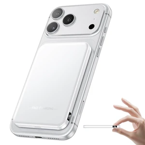 for MagSafe Power Bank 5000mAh, Ultra Slim Wireless Portable Charger | 0.4" Ultra Slim, 50% Smaller Powerbank, LED Display, Fast Charging, Travel Essential Battery Pack for iPhone 1712, White for MagSafe Power Bank 5000mAh, Ultra Slim Wireless Portable Charger | 0.4" Ultra Slim, 50% Smaller Powerbank, LED Display, Fast Charging, Travel Essential Battery Pack for iPhone 1712, White