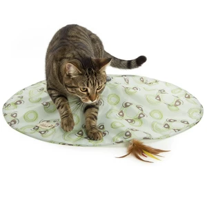 Mystery Motion Concealed Electronic Motion Cat Toy, Battery Powered - Randomly Selected Color, One Size Mystery Motion Concealed Electronic Motion Cat Toy, Battery Powered - Randomly Selected Color, One Size
