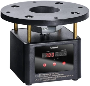 Deer Feeder Timer, All-in-One Deer Feeder Motor and Timer Kit with Programable Digital Timer, Metal Spin Plate, Adjustable Mount, Black Deer Feeder Timer, All-in-One Deer Feeder Motor and Timer Kit with Programable Digital Timer, Metal Spin Plate, Adjustable Mount, Black