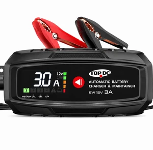 3A 6V/12V Smart Battery Charger & Maintainer with Digital Display | 9-stage smart charging, low-voltage activation, repair and maintenance for AGM, lead-acid and LiFePO4 batteries. 3A 6V/12V Smart Battery Charger & Maintainer with Digital Display | 9-stage smart charging, low-voltage activation, repair and maintenance for AGM, lead-acid and LiFePO4 batteries.