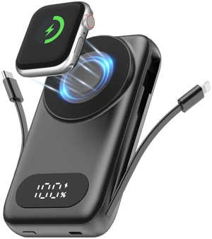 Magnetic Portable Charger 26800mAh for iPhone 18/17/16/15/14/13/12 with Built-in Cables iWatch ChargerWireless Power Bank for Apple Watch and for airpods,Galaxy, Android Phones(Black) Magnetic Portable Charger 26800mAh for iPhone 18/17/16/15/14/13/12 with Built-in Cables iWatch ChargerWireless Power Bank for Apple Watch and for airpods,Galaxy, Android Phones(Black)
