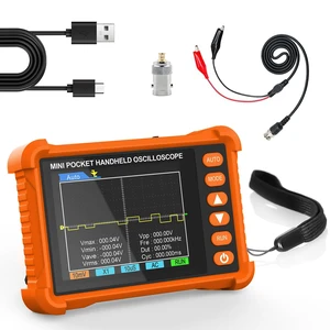Handheld Oscilloscope, Digital Lab Oscilloscope Kit with 250KHz Bandwidth, 2.5MS/s High Sampling Rate, 2.8" TFT, 3 Trigger Functions, Portable USB Automotive Oscilloscope & Accessories Handheld Oscilloscope, Digital Lab Oscilloscope Kit with 250KHz Bandwidth, 2.5MS/s High Sampling Rate, 2.8" TFT, 3 Trigger Functions, Portable USB Automotive Oscilloscope & Accessories