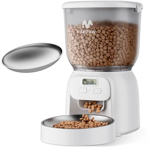 Automatic Cat Feeder: 4L Cat Food Dispenser Timed Precise Auto Feeder Programmable 1-6 Meals- Easy to Clean& Dual Power with Desiccant Bag Keeps Food Fresh- Reliable Pet Feeder for Cats Automatic Cat Feeder: 4L Cat Food Dispenser Timed Precise Auto Feeder Programmable 1-6 Meals- Easy to Clean& Dual Power with Desiccant Bag Keeps Food Fresh- Reliable Pet Feeder for Cats