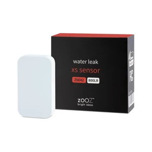 800 Series Z-Wave Long Range Water Leak XS Sensor ZSE42 800LR for for smart Flood Prevention. Hub Required (Sold Separately). Compatible with SmartThings, Hubitat, and Z-Box Hub. 800 Series Z-Wave Long Range Water Leak XS Sensor ZSE42 800LR for for smart Flood Prevention. Hub Required (Sold Separately). Compatible with SmartThings, Hubitat, and Z-Box Hub.