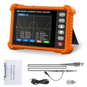 Oscilloscope, AIOMEST Portable Mini Pocket Digital Oscilloscope Kit with 500KHz Bandwidth 2.5MS/s, USB Osciloscopio Automotriz for Automotive DIY, Electronics Hobbyists, Student Lab Oscilloscope, AIOMEST Portable Mini Pocket Digital Oscilloscope Kit with 500KHz Bandwidth 2.5MS/s, USB Osciloscopio Automotriz for Automotive DIY, Electronics Hobbyists, Student Lab