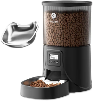 Automatic Cat Feeder: 4L Timed Cats Food Dispenser Programmable | Easy to Set, Dual Power, Precise Portion, Auto Pet Feeder with Stainless Steel, Detachable Washable for Cats and Small Dog Automatic Cat Feeder: 4L Timed Cats Food Dispenser Programmable | Easy to Set, Dual Power, Precise Portion, Auto Pet Feeder with Stainless Steel, Detachable Washable for Cats and Small Dog