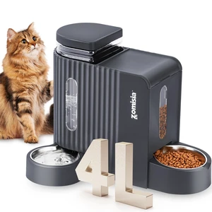 Gravity Cat Food and Water Dispenser, 2 in 1 Automatic CatFeeder Gravity Cat Food and Water Dispenser, 2 in 1 Automatic CatFeeder