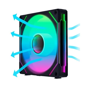 UNI Fan SL Infinity-140-Reverse Blade-No Controller-Black | Single Pack, Reverse Blade, Single, Without Controller UNI Fan SL Infinity-140-Reverse Blade-No Controller-Black | Single Pack, Reverse Blade, Single, Without Controller