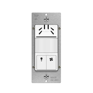 Dual Tech Humidity Motion Sensor Switch for Bathroom Fan & Light | PIR + humidity sensors automate fan/light. Adjustable timing & humidity levels. Neutral wire required. UL listed. White Dual Tech Humidity Motion Sensor Switch for Bathroom Fan & Light | PIR + humidity sensors automate fan/light. Adjustable timing & humidity levels. Neutral wire required. UL listed. White