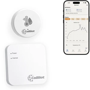 WiFi Thermometer Hygrometer with App Alerts, 1 Sensor & Gateway | For fridge, freezer, attic, garage, crawl space, pet cage and greenhouse with long-range temperature and humidity monitoring WiFi Thermometer Hygrometer with App Alerts, 1 Sensor & Gateway | For fridge, freezer, attic, garage, crawl space, pet cage and greenhouse with long-range temperature and humidity monitoring