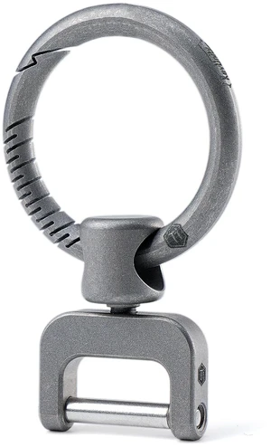 KA36M Titanium Side Pushing Key Ring, Quick Release Minimalist Split Keychain Ring for Carabiner, Car Keys & Home Keys KA36M Titanium Side Pushing Key Ring, Quick Release Minimalist Split Keychain Ring for Carabiner, Car Keys & Home Keys