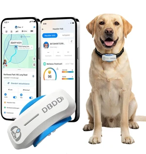 GPS Dog Tracker with Subscription,Virtual Fence&Health Monitor,IP67,WH | APP-based subscription with 3-day free trial Real-time escape alerts & AI health insights iOS/Android compatible. GPS Dog Tracker with Subscription,Virtual Fence&Health Monitor,IP67,WH | APP-based subscription with 3-day free trial Real-time escape alerts & AI health insights iOS/Android compatible.