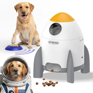 Interactive Dog Puzzle Feeder Toy, Automatic Dogs Treat Dispenser for IQ Training & Slow Feeder, Dog Food Dispenser with Remote Button, Suitable for Indoor or Outdoor Play, All Breeds, 11 Interactive Dog Puzzle Feeder Toy, Automatic Dogs Treat Dispenser for IQ Training & Slow Feeder, Dog Food Dispenser with Remote Button, Suitable for Indoor or Outdoor Play, All Breeds, 11