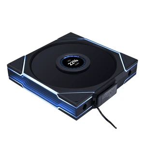 Lian Li UNI Fan TL LCD Wireless 140 ARGB Reverse Blade Fan, Black | 140mm, 2.4 GHz Wireless Signal ARGB Fan Control, Dual-Zone Lighting, FDB, LCD Display, Controller NOT Included (14RTLLCD1W1B) Lian Li UNI Fan TL LCD Wireless 140 ARGB Reverse Blade Fan, Black | 140mm, 2.4 GHz Wireless Signal ARGB Fan Control, Dual-Zone Lighting, FDB, LCD Display, Controller NOT Included (14RTLLCD1W1B)