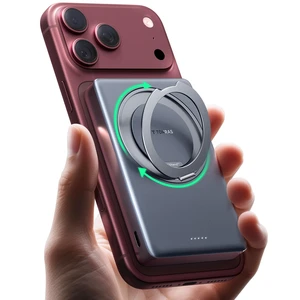 Ostand MiniMag 10000mAh Magnetic Power Bank with Stand for iPhone 18 | Portable Charger, 15W Wireless, 22.5W USB-C, iPhone 18/17/16/15/14/13/12, 360° Stand, 13N Magnetic Hold, Travel Ready Ostand MiniMag 10000mAh Magnetic Power Bank with Stand for iPhone 18 | Portable Charger, 15W Wireless, 22.5W USB-C, iPhone 18/17/16/15/14/13/12, 360° Stand, 13N Magnetic Hold, Travel Ready