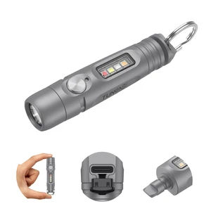 S15PRO-TK Rechargeable EDC Keychain Flashlight,750Lm Mini Light & COB | Screwdriver Tail,Quick-Release, Titanium,Compact, Pocket, 365nm UV, IP66, Work, Repair, Detect Bills-Stains, Outdoor S15PRO-TK Rechargeable EDC Keychain Flashlight,750Lm Mini Light & COB | Screwdriver Tail,Quick-Release, Titanium,Compact, Pocket, 365nm UV, IP66, Work, Repair, Detect Bills-Stains, Outdoor