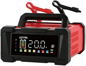 Battery Charger 20-Amp 12V/24V Smart Trickle Charger for Car - Battery Maintainer Trickle Charger, and Car Battery Charger Heavy Duty with Temperature Compensation for Automotive Truck Motorcycle Battery Charger 20-Amp 12V/24V Smart Trickle Charger for Car - Battery Maintainer Trickle Charger, and Car Battery Charger Heavy Duty with Temperature Compensation for Automotive Truck Motorcycle
