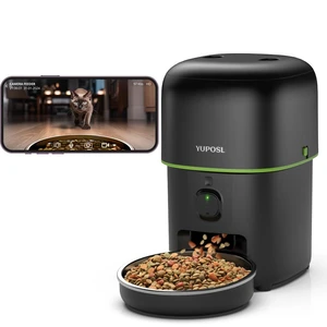 Automatic Cat Feeder with Camera - 5G WiFi Auto Cat Food Dispenser, 1080P HD Video with Night Vision, 1-15 Meals, 1-99 Portions, 2-Way Audio, Keeps Food Fresh, Timed Pet Feeder Also for Dogs Automatic Cat Feeder with Camera - 5G WiFi Auto Cat Food Dispenser, 1080P HD Video with Night Vision, 1-15 Meals, 1-99 Portions, 2-Way Audio, Keeps Food Fresh, Timed Pet Feeder Also for Dogs