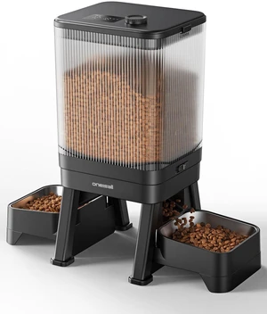 Automatic Cat Feeder for 2 Cats Pets, 32 Cups/7L | Elevated Bowls, Prevent Fighting, Precise Portions, Balanced Dispensing, Non-Slip & Stable, Easy-to-Clean Automatic Cat Feeder for 2 Cats Pets, 32 Cups/7L | Elevated Bowls, Prevent Fighting, Precise Portions, Balanced Dispensing, Non-Slip & Stable, Easy-to-Clean