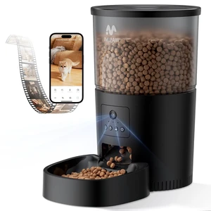 Automatic Cat Feeder with Camera - AI Pet Recognition & Recording, Night Vision, 5G WiFi APP Remote Control, Two-Way Audio & Desiccant Bag, Timed Programmable Food Dispenser for Small Pets Automatic Cat Feeder with Camera - AI Pet Recognition & Recording, Night Vision, 5G WiFi APP Remote Control, Two-Way Audio & Desiccant Bag, Timed Programmable Food Dispenser for Small Pets