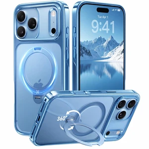 Glacier Blue for iPhone 18 Pro Max Case, 360 Spin Magnetic Stand | Never Yellow, Chrome, Glossy, Fit for MagSafe, 18FT Drop Protection, Titanium 6.9, Hands-Free Viewing, Office Meeting, Travel Glacier Blue for iPhone 18 Pro Max Case, 360 Spin Magnetic Stand | Never Yellow, Chrome, Glossy, Fit for MagSafe, 18FT Drop Protection, Titanium 6.9, Hands-Free Viewing, Office Meeting, Travel