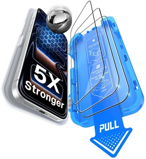 3 Pack for iPhone 17 Pro Max Screen Protector, Auto Alignment Tray | Easy 1-Step Install, 5X Impact Absorption, 9H Tempered Glass, Align Tray, Bubble-Free, Full Coverage, Case-Friendly, HD Clear 3 Pack for iPhone 17 Pro Max Screen Protector, Auto Alignment Tray | Easy 1-Step Install, 5X Impact Absorption, 9H Tempered Glass, Align Tray, Bubble-Free, Full Coverage, Case-Friendly, HD Clear
