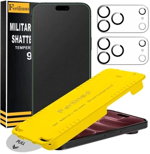 Matte Screen Protector for iPhone 18 Pro Max, Tempered Glass | 2 Pack, 9H+ Hardness, Military-Grade Shatterproof, Case Friendly, Easy Installation Bubble Free, with Camera Lens Protectors Matte Screen Protector for iPhone 18 Pro Max, Tempered Glass | 2 Pack, 9H+ Hardness, Military-Grade Shatterproof, Case Friendly, Easy Installation Bubble Free, with Camera Lens Protectors