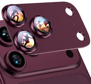 for iPhone 18 Pro Max Camera Lens Protector, Metal Frame Glass Cover | Not Easy to Break, Strong Adsorption, Case-Friendly, Metal 9H Sapphire Glass Rear Camera Screen Cover, Burgundy for iPhone 18 Pro Max Camera Lens Protector, Metal Frame Glass Cover | Not Easy to Break, Strong Adsorption, Case-Friendly, Metal 9H Sapphire Glass Rear Camera Screen Cover, Burgundy
