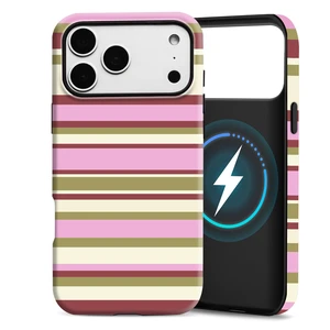 for iPhone 18 Pro Max Case, Magnetic Matte Frosted Dual-Layer Striped Phone Case for Women, Retro Aesthetic Cover Compatible with MagSafe Accessories - Berry Sage for iPhone 18 Pro Max Case, Magnetic Matte Frosted Dual-Layer Striped Phone Case for Women, Retro Aesthetic Cover Compatible with MagSafe Accessories - Berry Sage