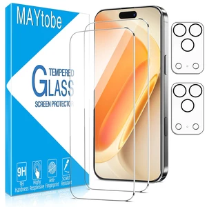 Screen Protector for iPhone 18 Pro Max + Camera Lens Protector | Tempered Glass for Apple iPhone 18 Pro, No Bubbles, Anti Scratch, Easy to Install, 2+2 Pack Screen Protector for iPhone 18 Pro Max + Camera Lens Protector | Tempered Glass for Apple iPhone 18 Pro, No Bubbles, Anti Scratch, Easy to Install, 2+2 Pack